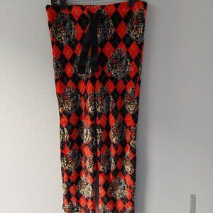 Harry Potter Black Red Pajama Pants Size S Elastic Band Sleepwear‎ Comfy Soft